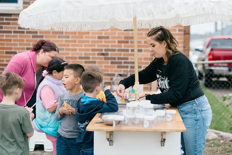 The Event Cart offers an all-in-one craft party experience